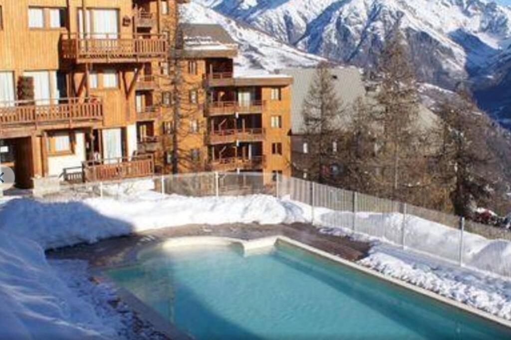 Chalet 4 Pers. Piscine Et Literie Toute Neuve. Puy-Saint-Vincent Exterior foto